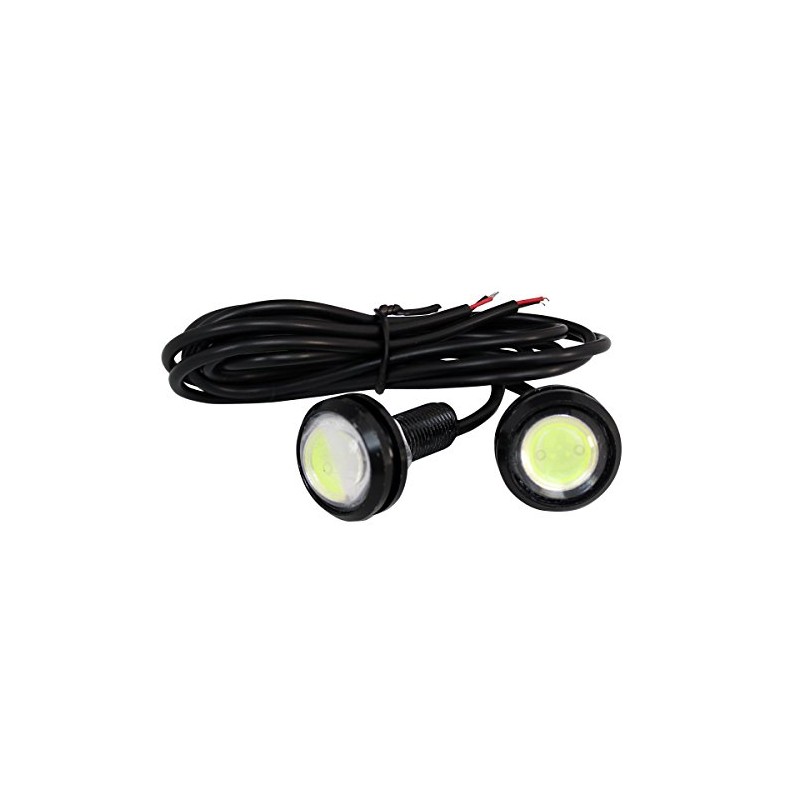 [Pack of 2] Waterproof Large LED Spotlight Ice Blue 12V