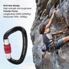 Climbing Carabiner Heavy Duty AntiSlip Design Durable Light Carabiner Clip