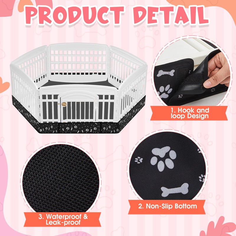 Marsui Dog Playpen Bottom Pad Fits for 36inch W and