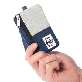 Chums Commuter Pass Case Sweat Nylon, Sax/Orange