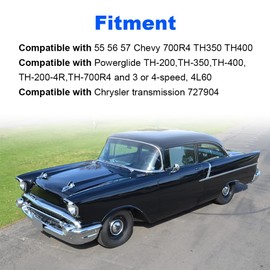 WMPHE Transmission Speedometer Cable Replacement for 7641443183 Compatible with 55 56 57 Chevy 700R4 TH350 TH400 Chrysler transmission 727904 Powerglide TH-200 TH-350 TH-400 TH-200-4R TH-700R4