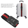 Luggage Strap Cross, Suitcase Belt TSA Combination Luggage Straps with