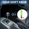 INFINAUTO Round Crystal Shift Knob, 20cm Universal for Automatic and