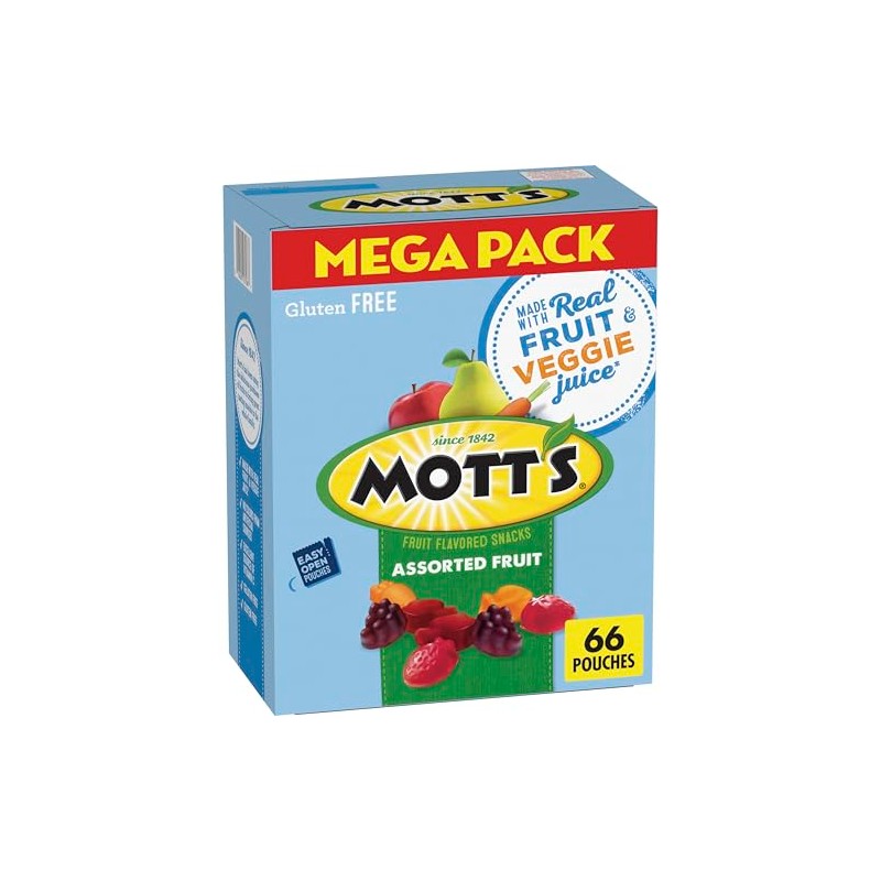 Mott's Assorted Fruit Flavored Snacks 66 Count