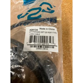 C2G 25ft Value Series F-Type RG6 Coaxial Video Cable - F Connector