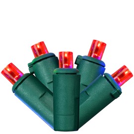 UL Certified Red Wide Angle LED Christmas String Lights, 66 Ft 200 LED Commercial Grade 5mm Christmas Light Set, Connectable Home Decor Lights for Patio Garden Wedding Holiday (Red)