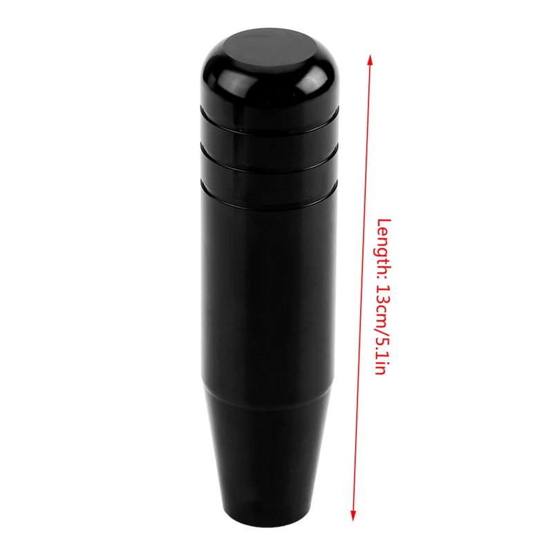 FTVOGUE Universal Aluminium Alloy Car Gear Knob Handle Black 13