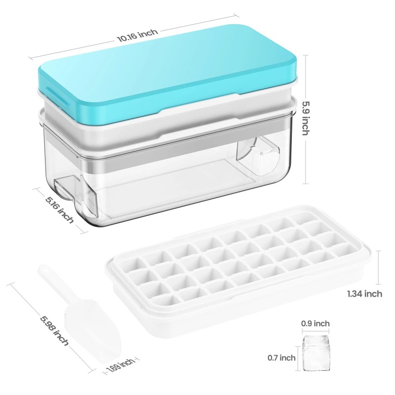 PHINOX Ice Cube Tray with Lid and Bin PHINOX 64