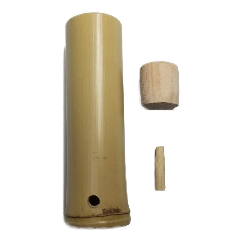 Kikusui Japanese Round Bamboo Shichimi Container