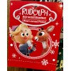 Rufolph The Red Nosed Reindeer Christmas Scrub Top Size XL