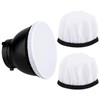 2Pcs Light Diffuser Sock, 7"/18cm Diffuser Lamp Cover White Soft