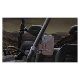 Seizmik 18081 Side View Mirror Pair ABS Plastic 2016 Model for Cub Cadet Volunteer, Kubota RTV 500