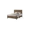 Best Quality Furniture Donna Bed, Dark Walnut, Full