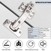 Cezmkio 135°Soft Closing Cabinet Hinges 2 Packs, Kitchen Cabinet Hinges,