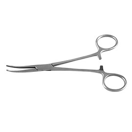 Crile Forceps Curved Serrated Jaws Hemostat Clamps (Available Sizes 5.5" / 6.25") - SurgicalExcel (6.25" (Crile Rankin))