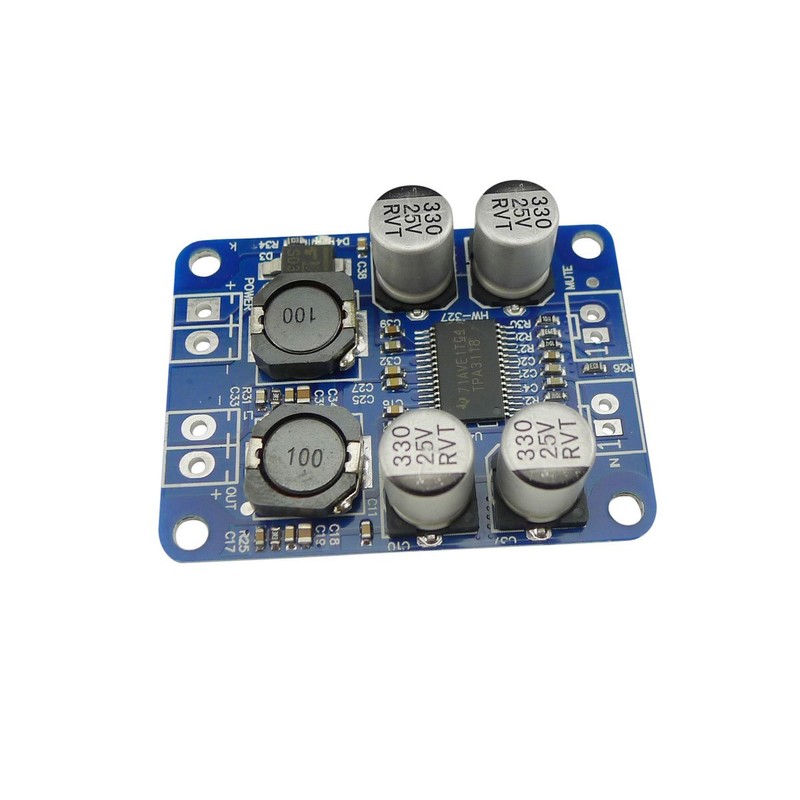 KKHMF TPA3118 PBTLモノラルデジタルアンプボードモジュール1x60WパワーアンプDC 8-24V