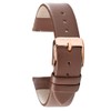 Wristology Replacemnt Watch band - Brown Leather 16mm - Quick