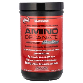 Muscle Mezz Amino Decanate Fruit Punch 381g (13.4 oz) MME-00548, 1 unit, 381g / 머슬메즈 아미노 데카네이트 과일 펀치 381g(13.4oz) MME-00548, 1개, 381g