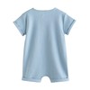 NEXT Baby 4 Pack Jersey Rompers, blue, 12 - 18