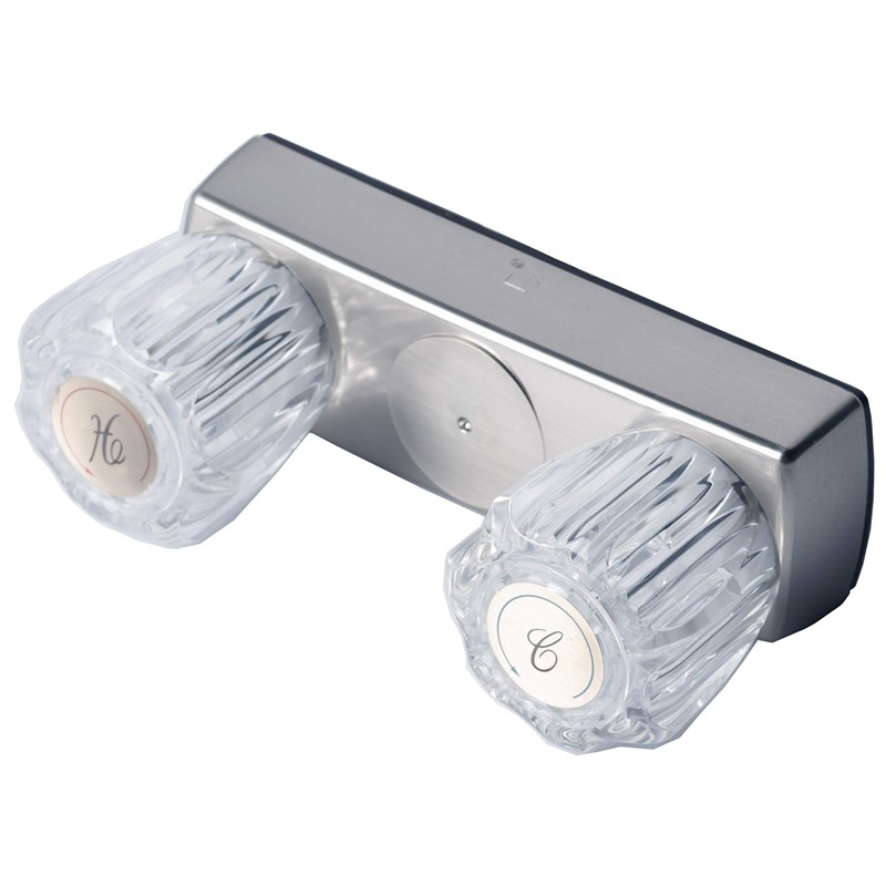 Laguna Brass 3330ABN Mobile Home Two Handle Non-Metallic 4" Shower
