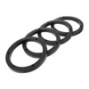 KONTONTY 2 Pairs Car Horn Pads Abs Speaker Spacer Ring