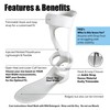 BraceOn AFO Swedish Drop Foot Stabilizer for Walking and Exercise,
