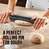 Zulay Kitchen 17-Inch Marble Rolling Pin With Stand - Polished