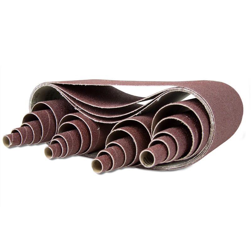 WEN 6524SP240 240-Grit Combination Belt and Sleeve Sandpaper Set, 24-Pack