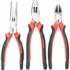 Retoo 3-Piece Pliers Set with Side Cutters, Combination Pliers and