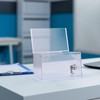 EXCEART Acrylic Box, Ballot Box, Business Card Box, Donation Box