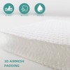 AEROiVi Car Seat Cushion for Driving, Breathable 3D Air Mesh,