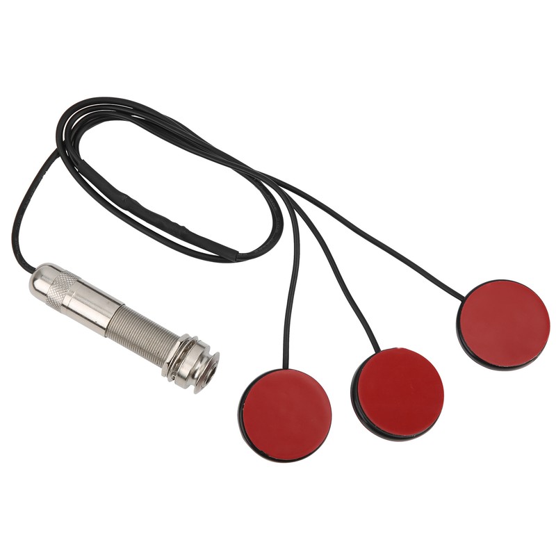 Guitar Piezo Pickup Transducer Removable for Acoustic Guitar Ukulele Thumb