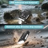 BORUIT EV15 EDC Flashlight Rechargeable, High Lumen LED Mini Keychain