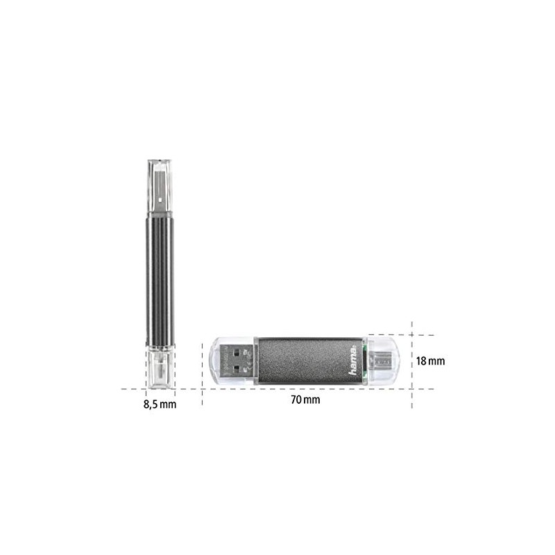 Hama 123924 Flashpen Laeta TWIN Drive