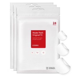 COSRX Acne Pimple Patch Absorbing Hydrocolloid Original 3 Size Patches for Blemishes and Zits Cover, Spot Stickers for Face and Body, Stocking Stuffers, Holiday Gifts, Gifts For Women (72)