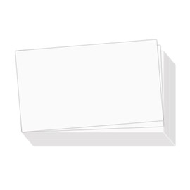 White Blank Index Cards 3x5,100 Pcs - 80lb Heavy Duty Card Stock Thick Paper for Postcards, Photo Paper, Syllable Boards, Create Thank You, Greeting, Notes, Index Cards, Draw, Write, DIY Card Making