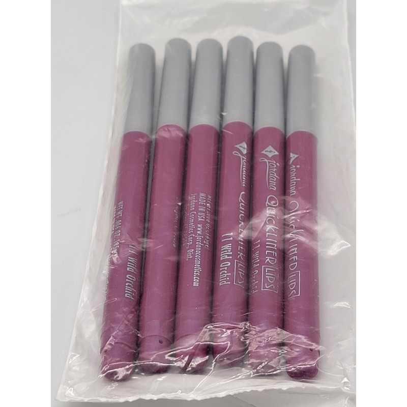 Jordana Quickliner For Lips 0.006oz. #11 Wild Orchid. QTY:6 LINERS