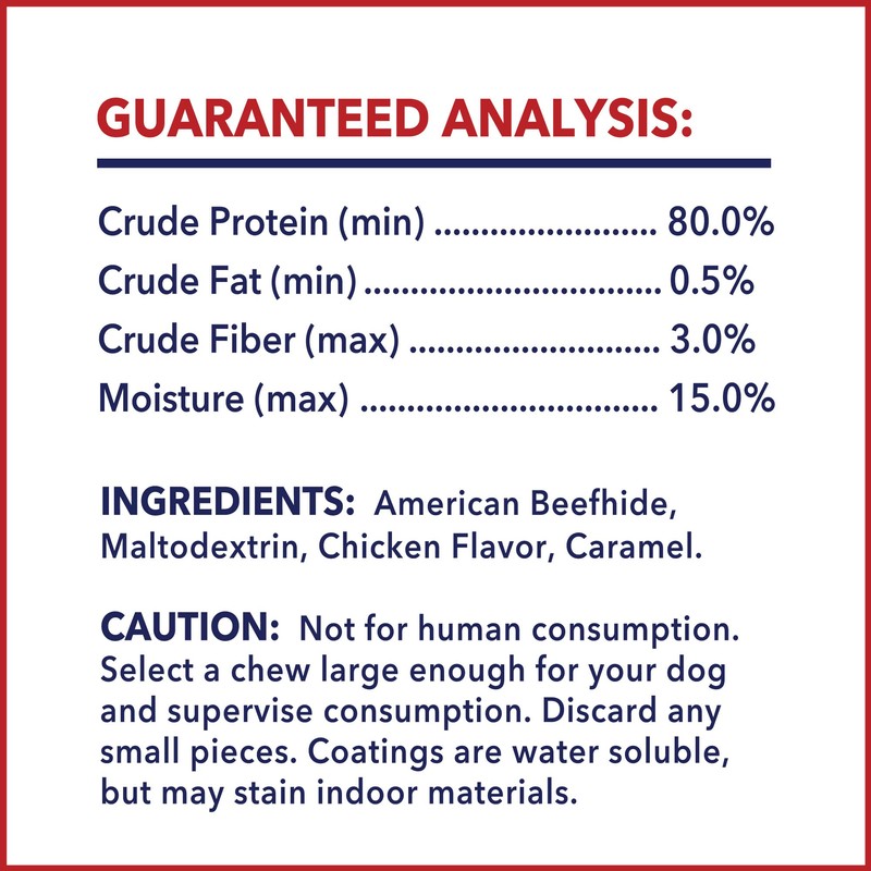 Pet Factory - Chicken Flavor American Beefhide Knotted Bone Dog
