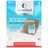 SilverSeal Burn and Wound Dressing | Hydrogel Pads with X-Static