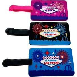 Welcome to Fabulous Las Vegas Luggage Tags (Pink)