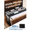 SortRax Plastic High Capacity Hanging File Folders, 4" Expansion for