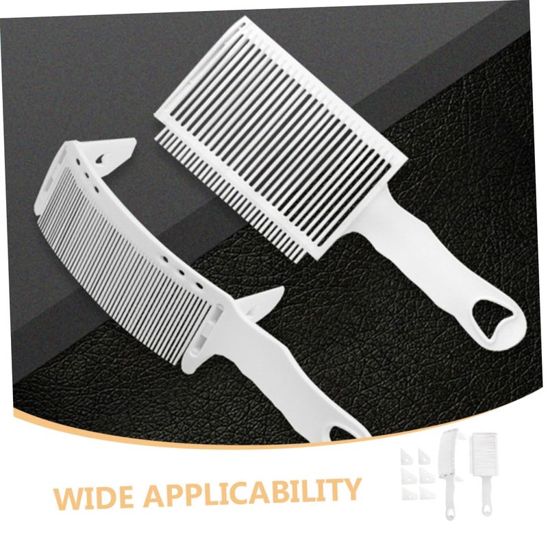 Beavorty Men's Haircut Fade Tool Kit Barber Fade Combs Flat