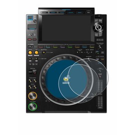 brotect Screen Protector Anti-Glare compatible with Pioneer CDJ 3000 (circle) (2 Pack) Screen Protector Matte, Anti-Fingerprint Protection Film