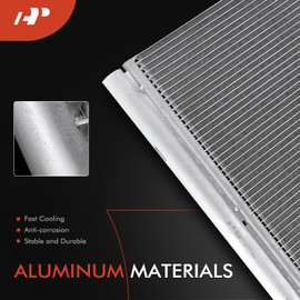 A-Premium Air Conditioning A/C Condenser Compatible with 2006-2012 Land Rover Range Rover 4.2L 5.0L, Replace# JRB5000200