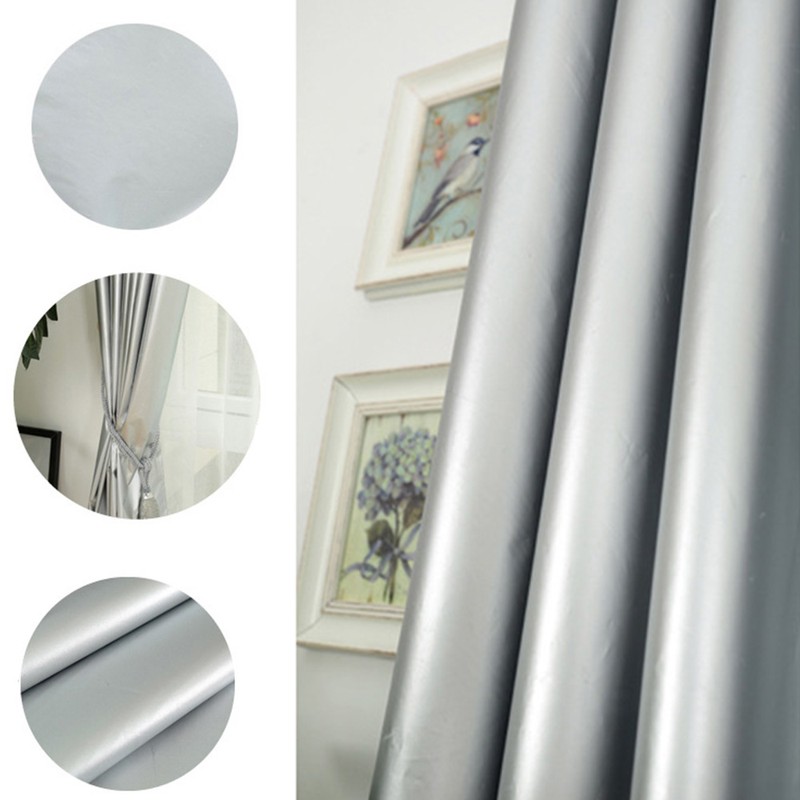 Thickened Full Blackout Curtains Bedroom Sunscreen Heat Insulation Sunshade With