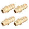 sourcing map Brass Metric Barb Connector Hose Nozzle 6mm x