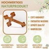 Kassis Geschenkartikel Olive Wood Cross Crucifix Wall Cross Simple with