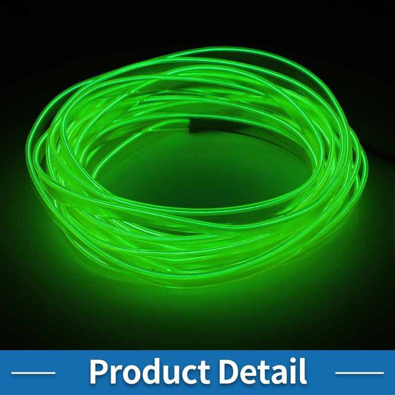 A ABSOPRO 4m EL Wire Cable LED Glow String Light