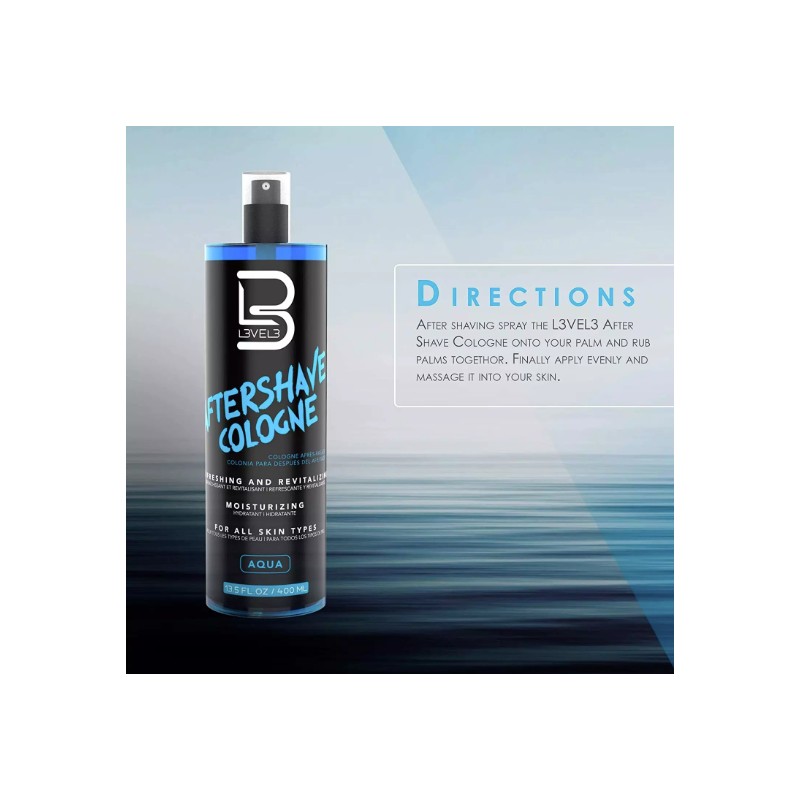 Level 3 after Shave Spray Cologne - Softens Skin -