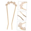 BIUDECO Hairpin for Women Pearl-adorned French Hairpin for Hair Bun